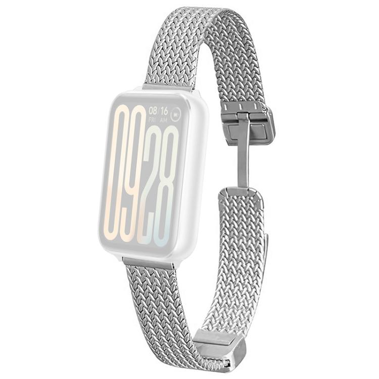For Xiaomi Band 10 Pro / 9 Pro / Redmi Watch 6 xDfind Wheat Ear Magnetic Buckle Stainless Steel Watch Band