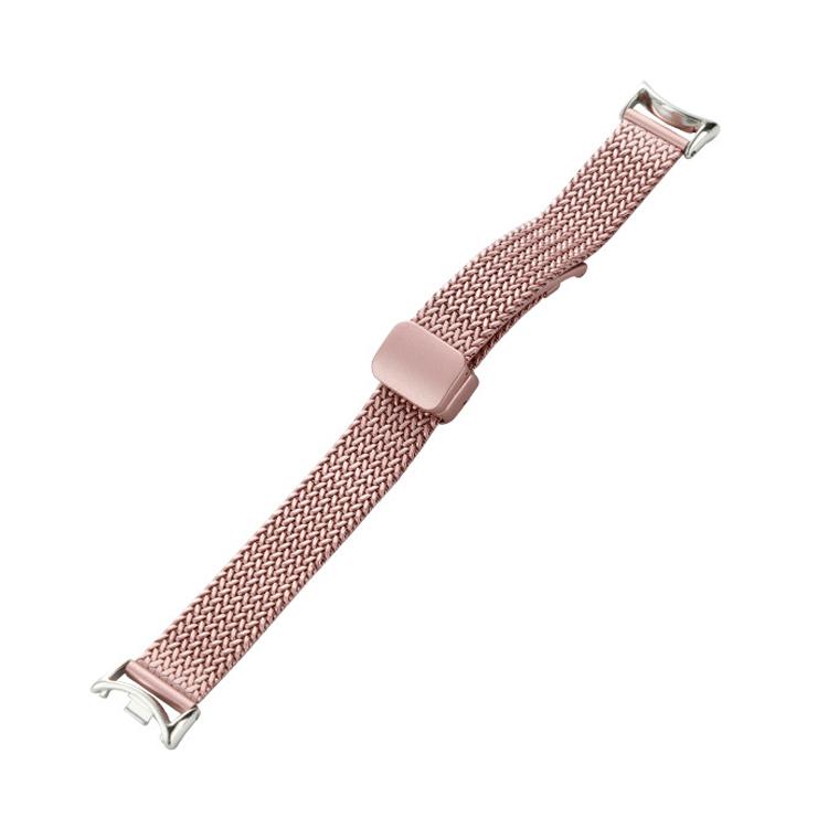 For Xiaomi Smart Band 10 / 9 / 8 NFC xDfind Wheat Ear Magnetic Buckle Stainless Steel Watch Band