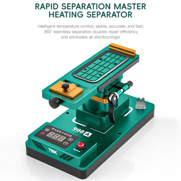 TBK 988A 360 Rotating Screen OCA Adhesive Removal Heating Separator, Plug:AU Plug