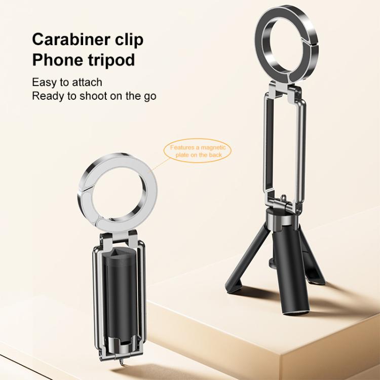 T38 Magnetic Selfie Travel Phone Holder - Black