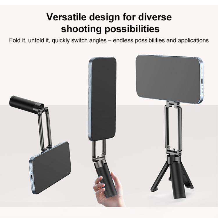 T38 Magnetic Selfie Travel Phone Holder - Black
