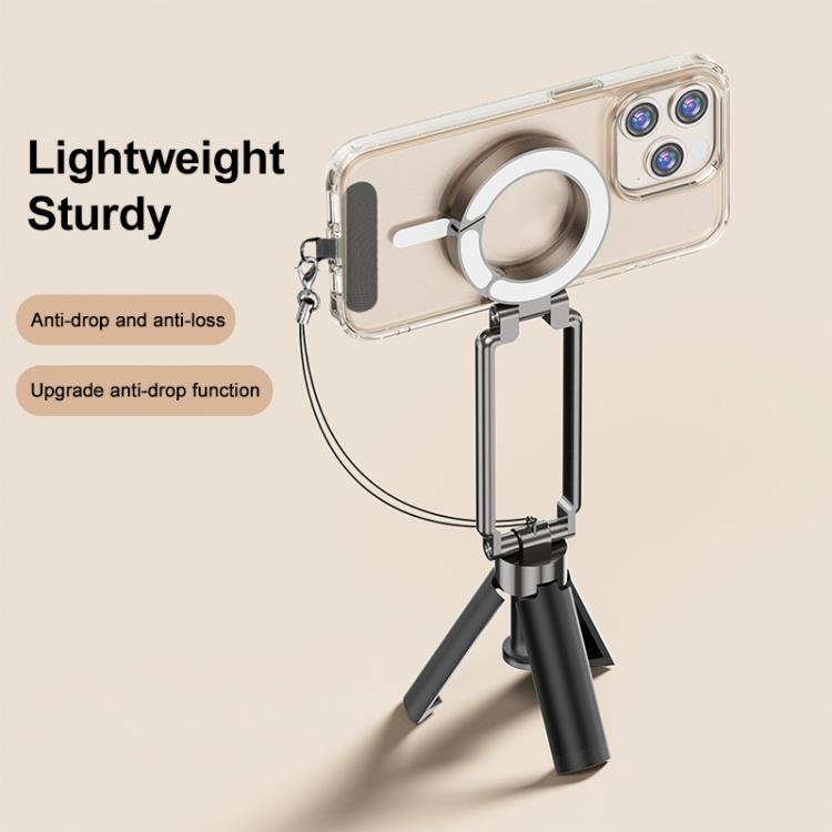 T38 Magnetic Selfie Travel Phone Holder - Black