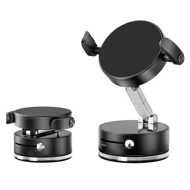 A9 Pro Foldable Clamp-type Nano Vacuum Magnetic 360-degree Rotation Car Phone Holder