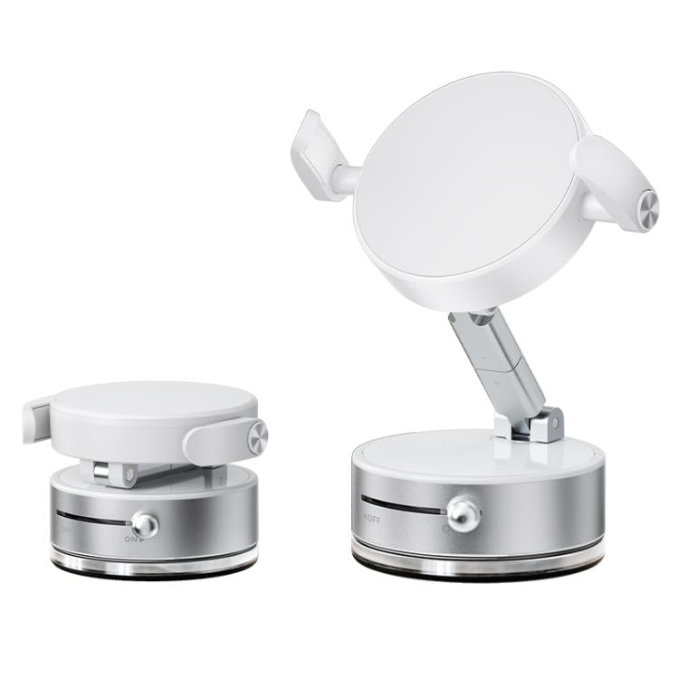 A9 Pro Foldable Clamp-type Nano Vacuum Magnetic 360-degree Rotation Car Phone Holder