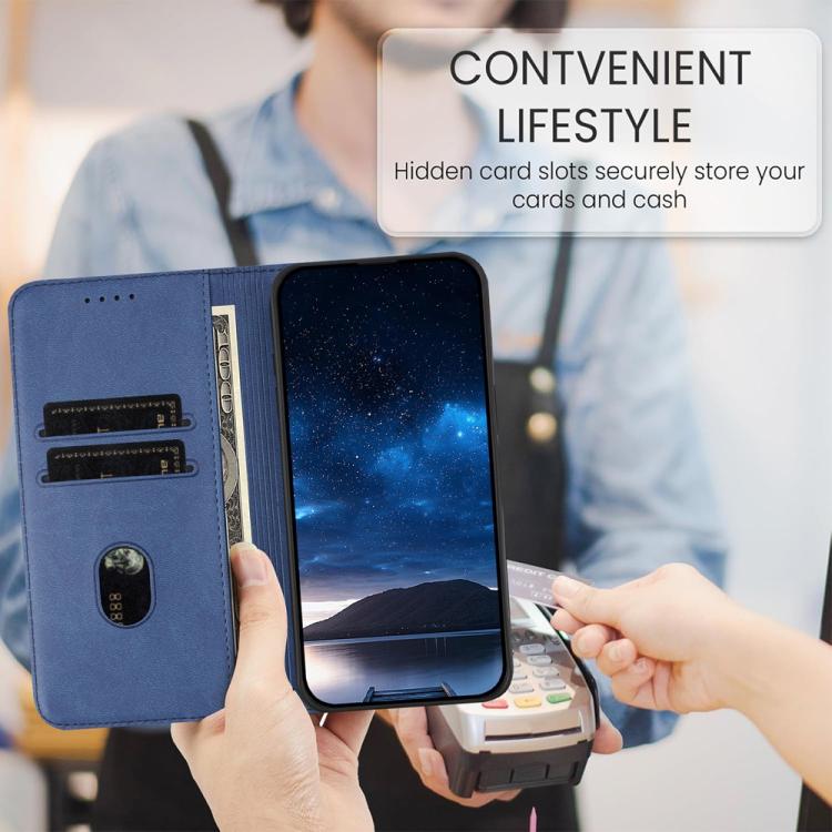 For OnePlus Ace 6 Tulips Butterfly Pattern Magnetic Vegan Leather Phone Case