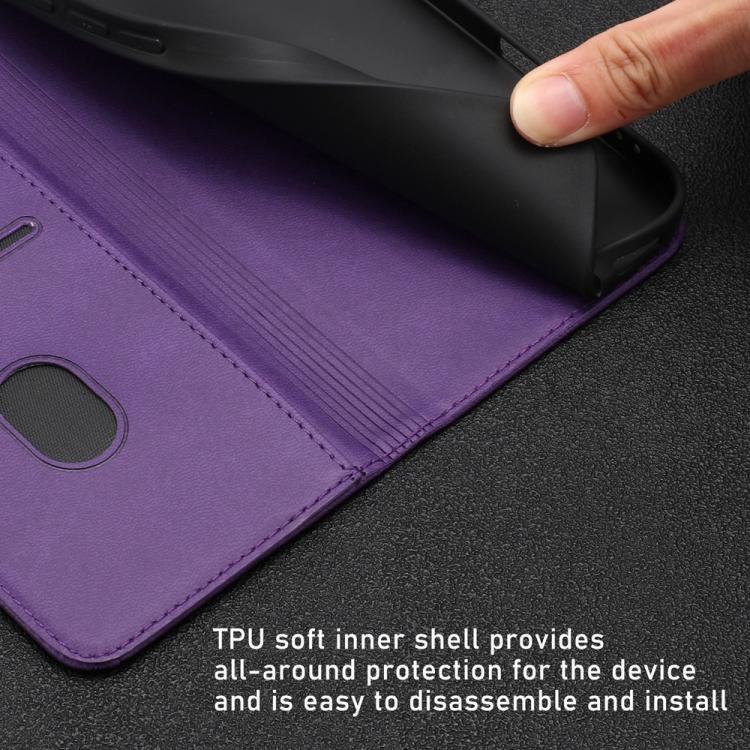 For OnePlus Ace 6 Tulips Butterfly Pattern Magnetic Vegan Leather Phone Case