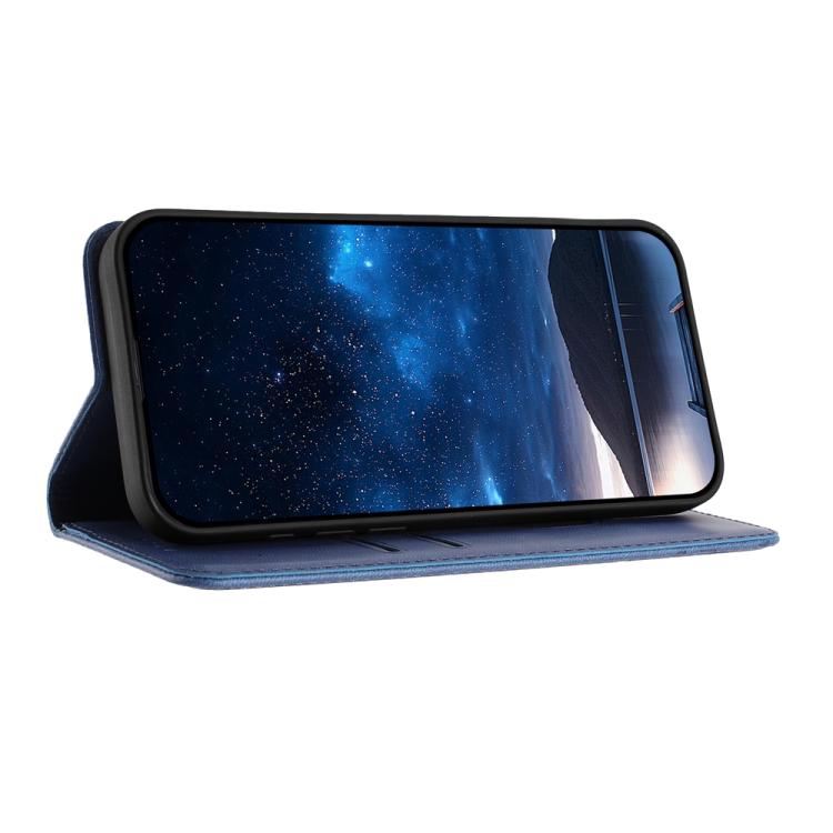 For ZTE Blade A56 Pro Tulips Butterfly Pattern Magnetic Vegan Leather Phone Case