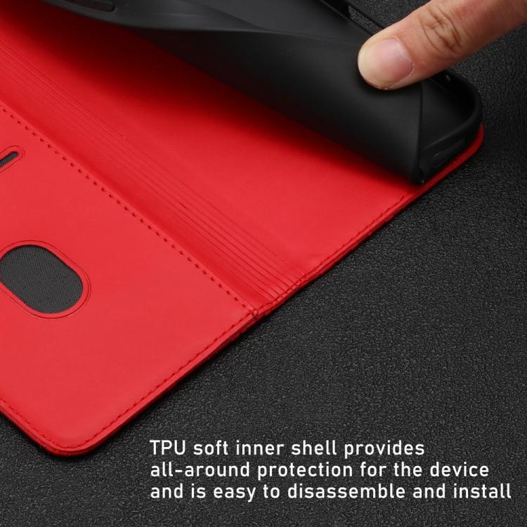 For ZTE Blade A56 Pro Tulips Butterfly Pattern Magnetic Vegan Leather Phone Case