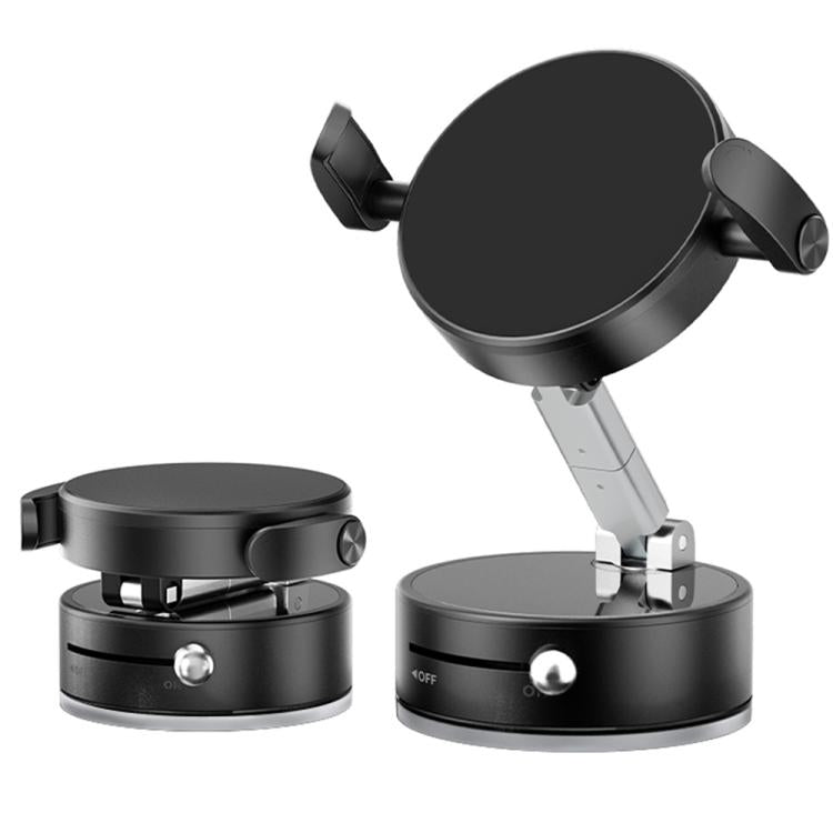 A9 Foldable Clamp-type Vacuum Magnetic 360-degree Rotation Car Phone Holder