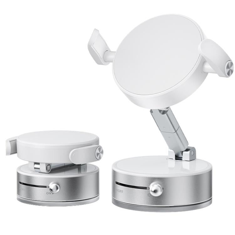 A9 Foldable Clamp-type Vacuum Magnetic 360-degree Rotation Car Phone Holder