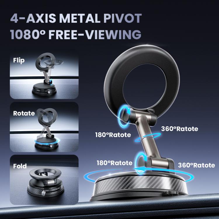 A13 Foldable Vacuum Strong Magnetic Car Phone Holder