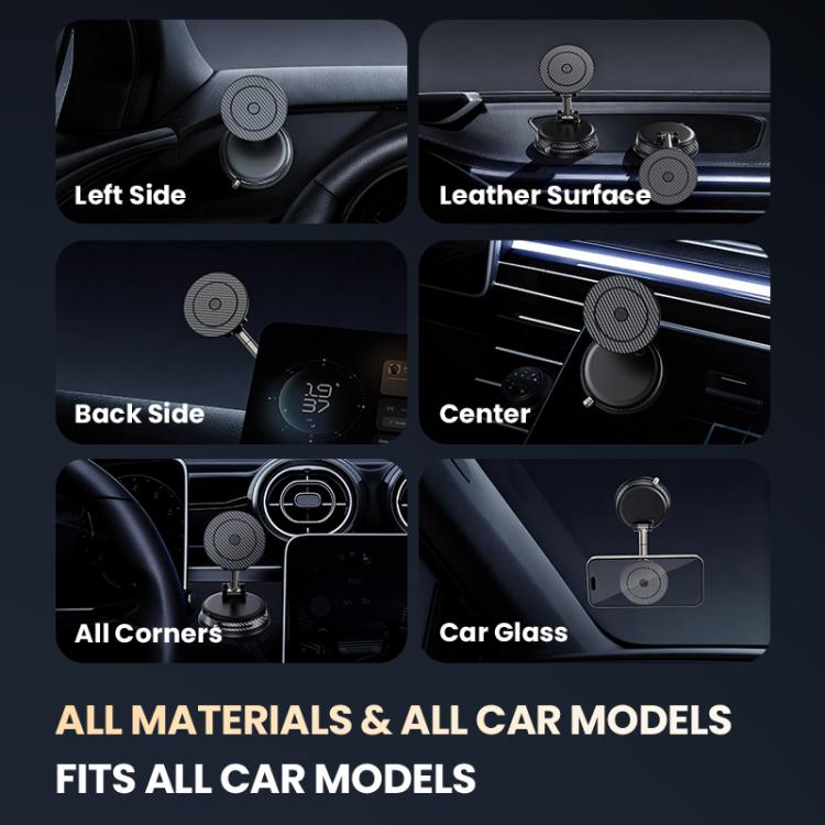 A15 Foldable Vacuum Magnetic Aromatherapy Car  Phone Holder