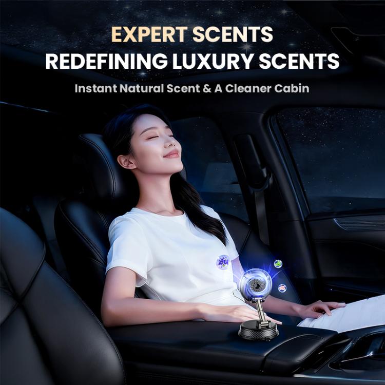 A15 Foldable Vacuum Magnetic Aromatherapy Car  Phone Holder