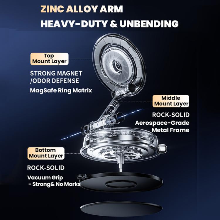 A15 Foldable Vacuum Magnetic Aromatherapy Car  Phone Holder