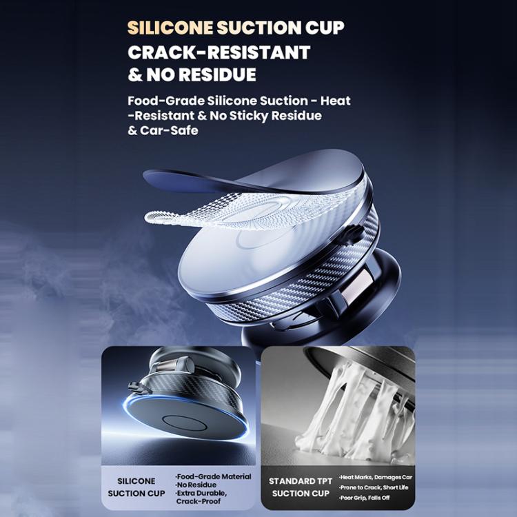 A15 Foldable Vacuum Magnetic Aromatherapy Car  Phone Holder