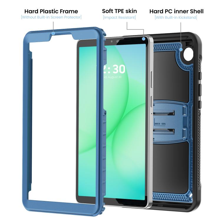 For Samsung Galaxy Tab A11 / A9 Honeycomb Stand TPE Hydric PC Tablet Case