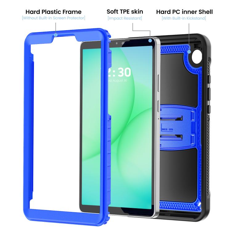 For Samsung Galaxy Tab A11 / A9 Honeycomb Stand TPE Hydric PC Tablet Case