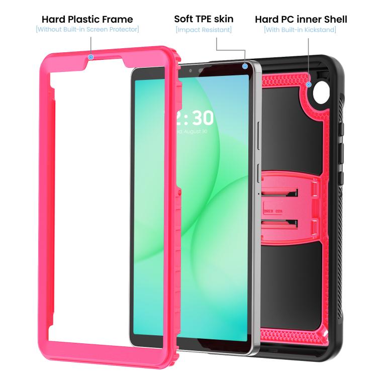 For Samsung Galaxy Tab A11 / A9 Honeycomb Stand TPE Hydric PC Tablet Case