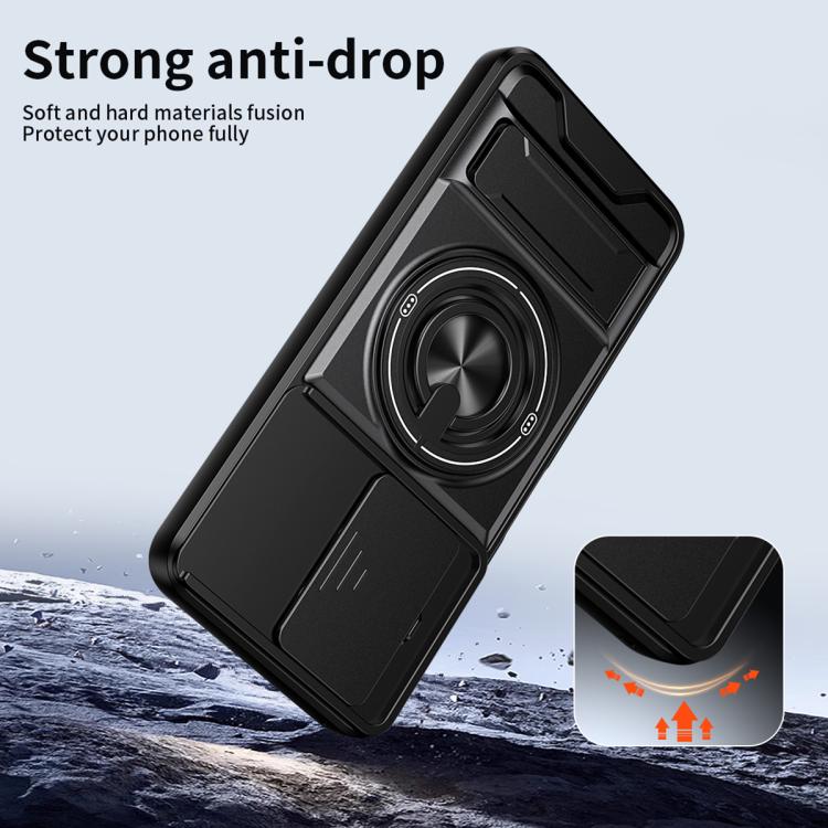 For vivo Y38 5G Lens Sliding Window Multifunctional Magnetic Shockproof Phone Case