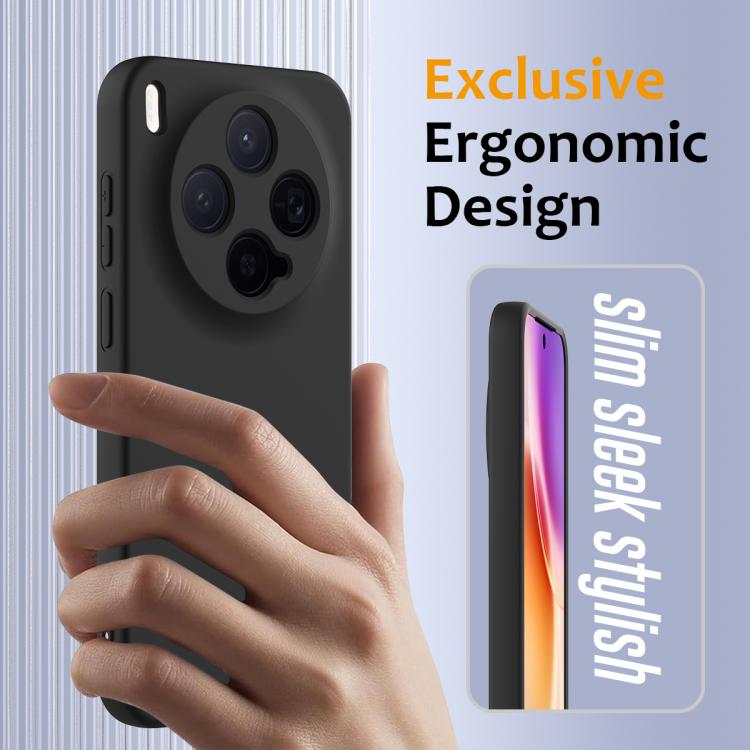 For vivo X300 5G Shockproof Silicone Magsafe Phone Case