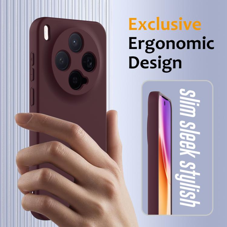 For vivo X300 5G Shockproof Silicone Magsafe Phone Case