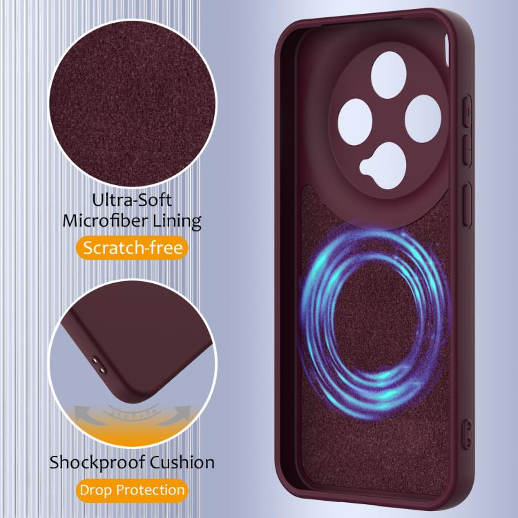 For vivo X300 5G Shockproof Silicone Magsafe Phone Case