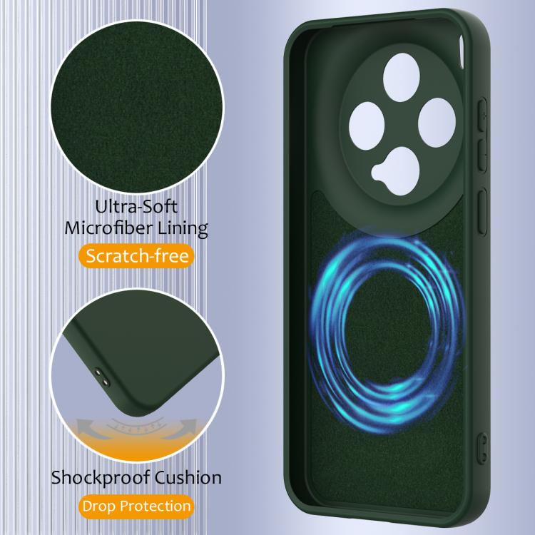 For vivo X300 5G Shockproof Silicone Magsafe Phone Case