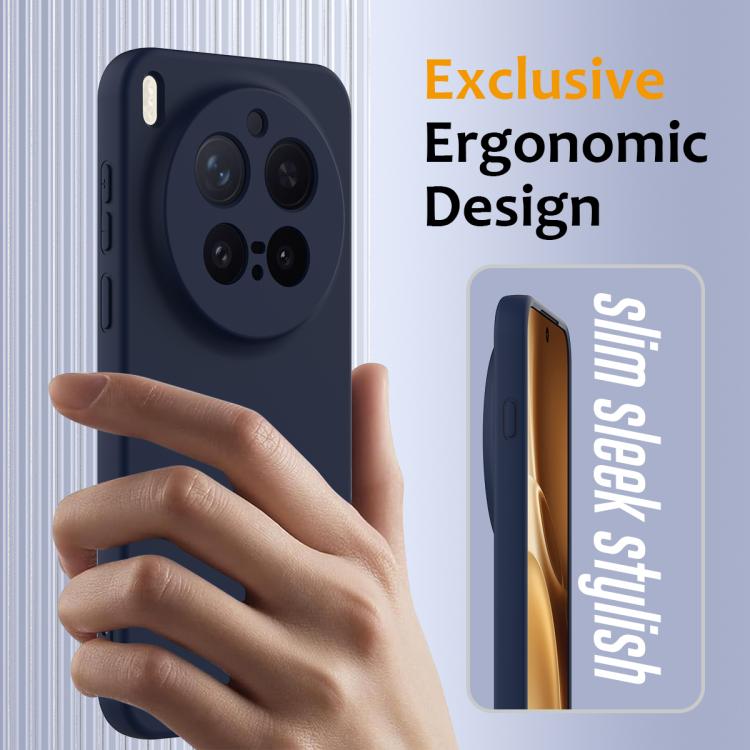 For vivo X300 Pro 5G Shockproof Silicone Magsafe Phone Case