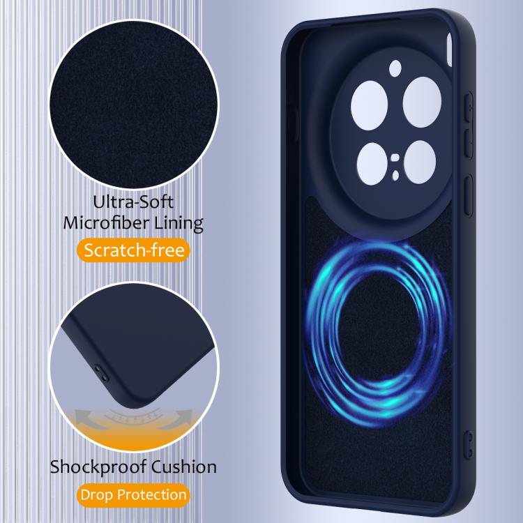 For vivo X300 Pro 5G Shockproof Silicone Magsafe Phone Case