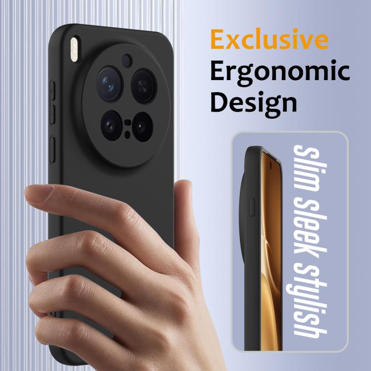 For vivo X300 Pro 5G Shockproof Silicone Magsafe Phone Case