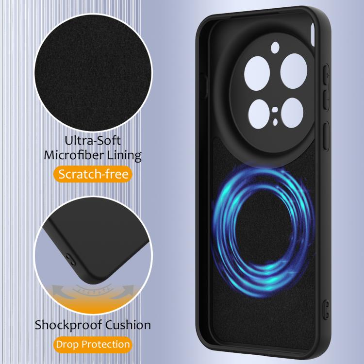 For vivo X300 Pro 5G Shockproof Silicone Magsafe Phone Case