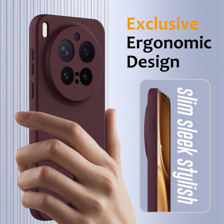 For vivo X300 Pro 5G Shockproof Silicone Magsafe Phone Case