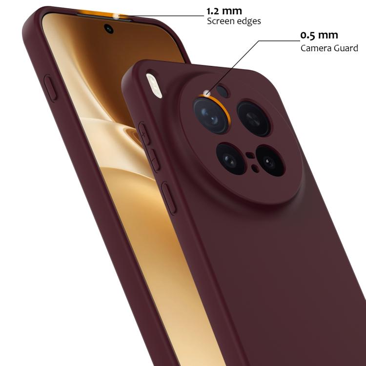 For vivo X300 Pro 5G Shockproof Silicone Magsafe Phone Case
