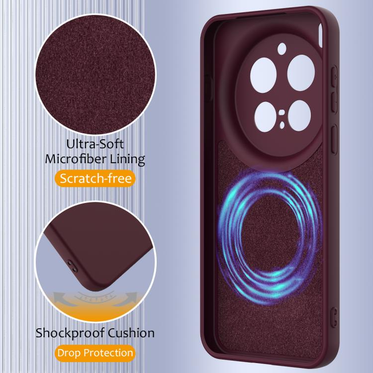 For vivo X300 Pro 5G Shockproof Silicone Magsafe Phone Case