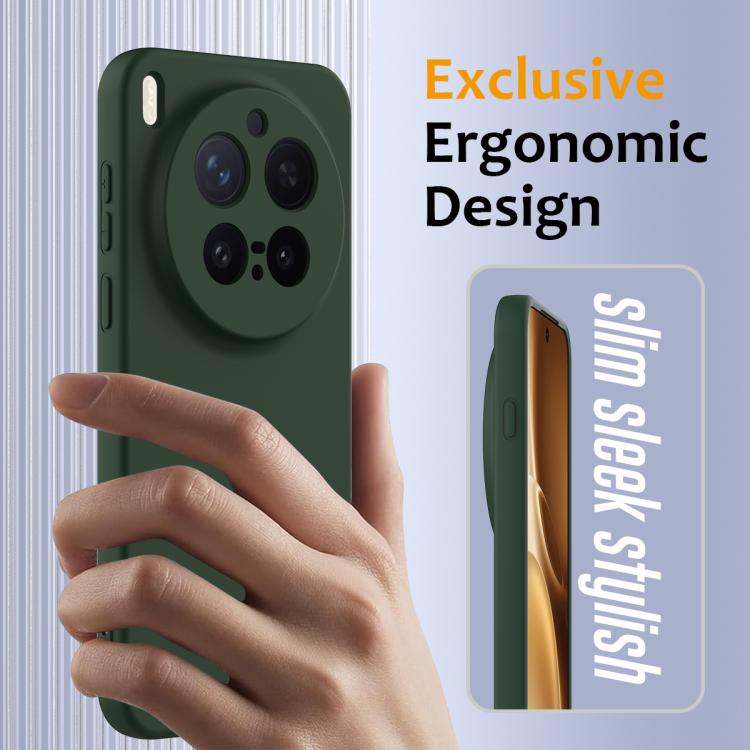 For vivo X300 Pro 5G Shockproof Silicone Magsafe Phone Case