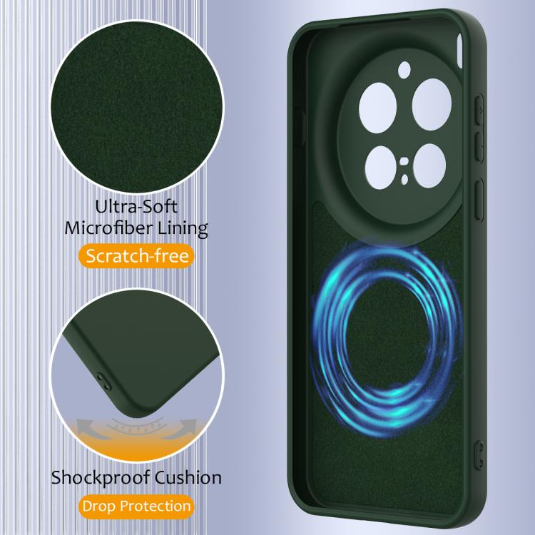 For vivo X300 Pro 5G Shockproof Silicone Magsafe Phone Case
