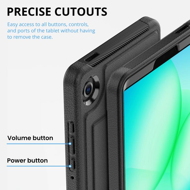 For Samsung Galaxy Tab A11+ / A9+ Smart B Magnetic Holder Leather Tablet Case