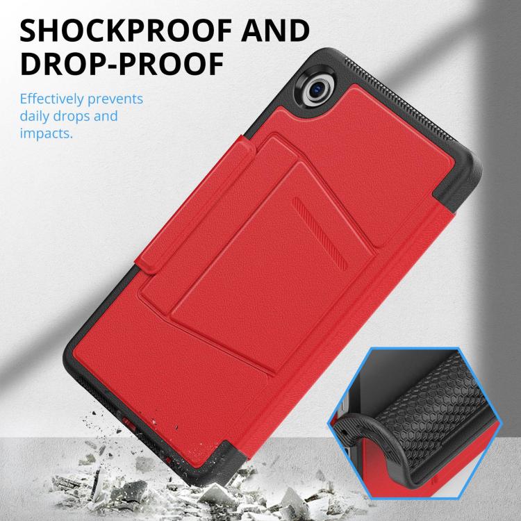 For Samsung Galaxy Tab A11+ / A9+ Smart B Magnetic Holder Leather Tablet Case