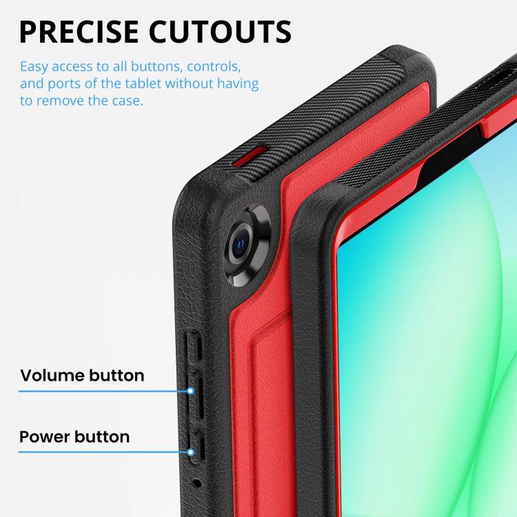 For Samsung Galaxy Tab A11+ / A9+ Smart B Magnetic Holder Leather Tablet Case