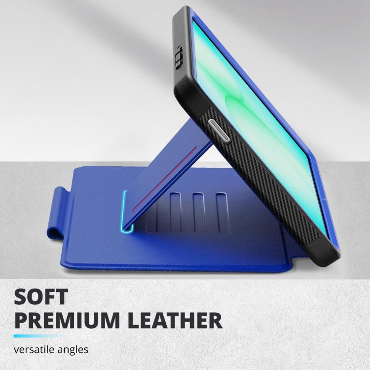 For Samsung Galaxy Tab A11+ / A9+ Smart B Magnetic Holder Leather Tablet Case