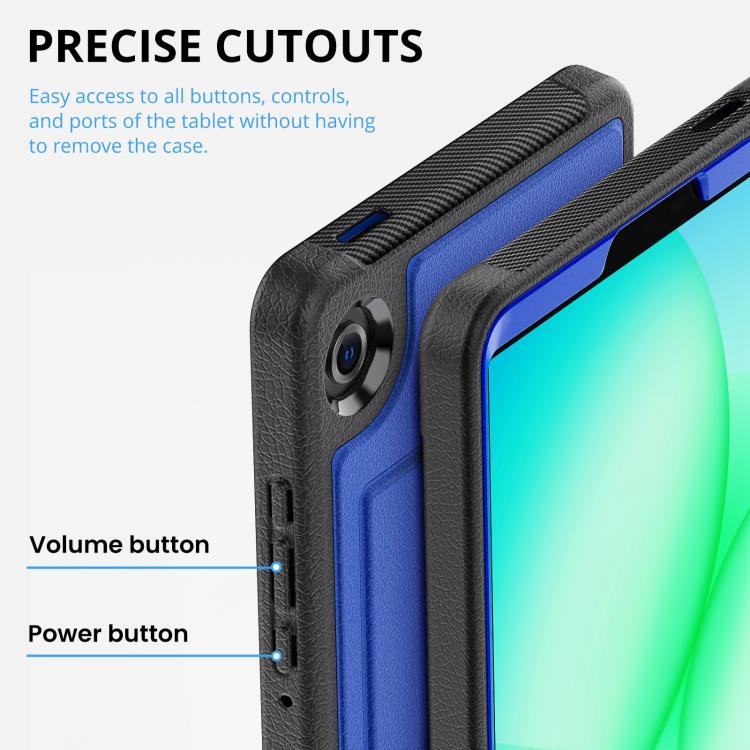 For Samsung Galaxy Tab A11+ / A9+ Smart B Magnetic Holder Leather Tablet Case