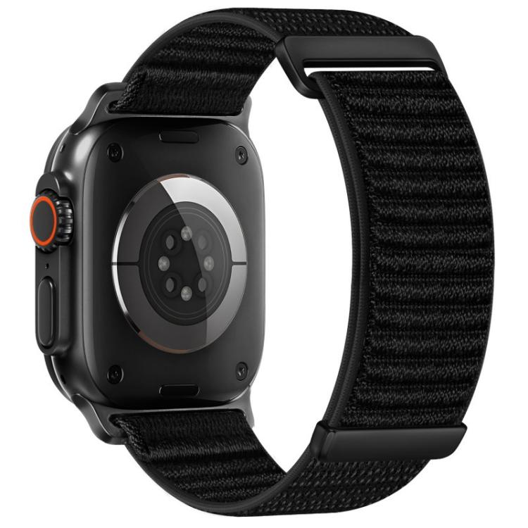 For Apple Watch 42 / 44 / 45 / 46 / 49mm xDfind Two-section Mountain Pattern Nylon Watch Band