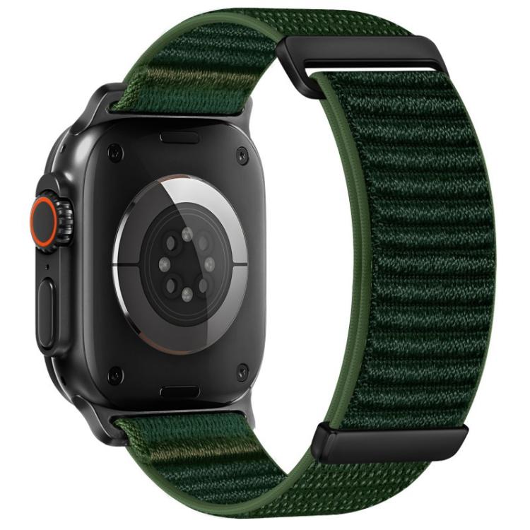 For Apple Watch 42 / 44 / 45 / 46 / 49mm xDfind Two-section Mountain Pattern Nylon Watch Band
