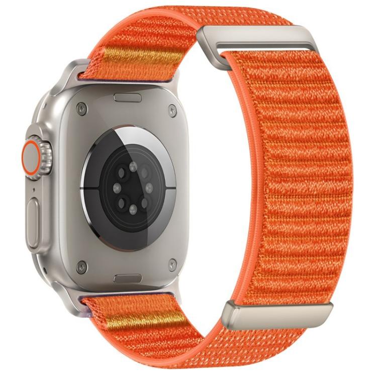 For Apple Watch 42 / 44 / 45 / 46 / 49mm xDfind Two-section Mountain Pattern Nylon Watch Band