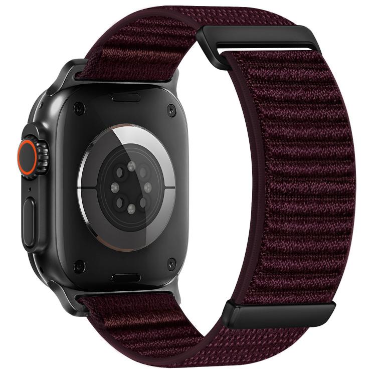For Apple Watch 38 / 40 / 41 / S11 42mm xDfind Two-section Mountain Pattern Nylon Watch Band