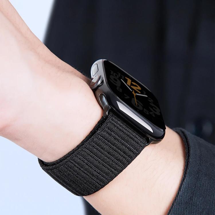 For Apple Watch 38 / 40 / 41 / S11 42mm xDfind Two-section Mountain Pattern Nylon Watch Band