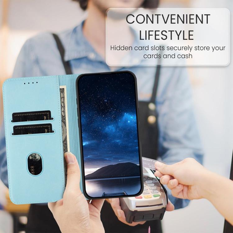 For Infinix Smart 8 Tulips Butterfly Pattern Magnetic Vegan Leather Phone Case