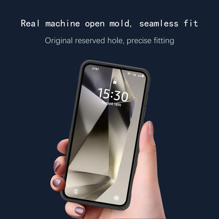 For Samsung Galaxy S25+ 5G RedPepper Armor PC Hybrid TPU Phone Case - Black