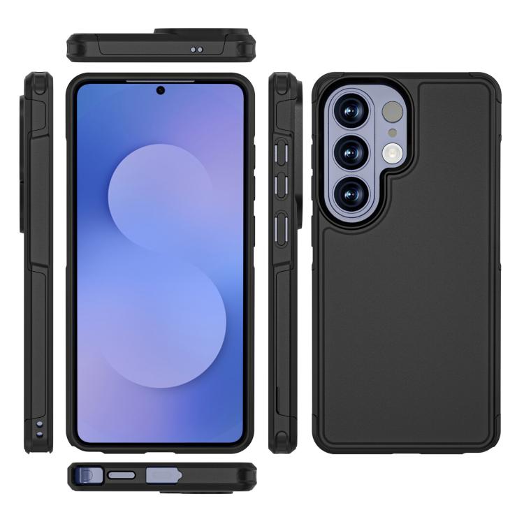 For Samsung Galaxy S26 Ultra 5G RedPepper Armor PC Hybrid TPU Phone Case - Black