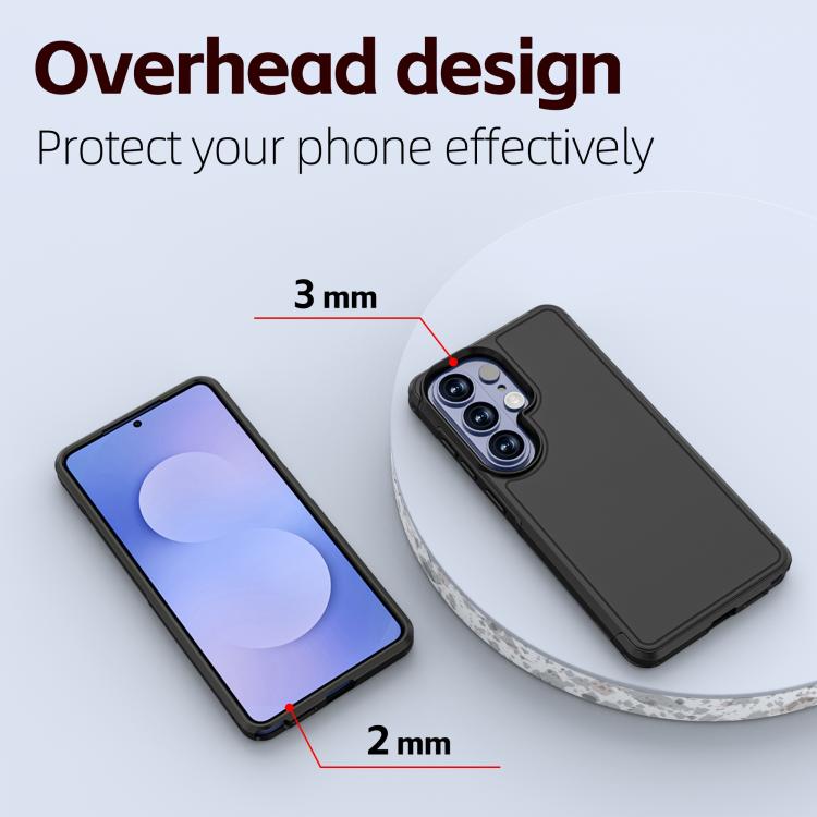 For Samsung Galaxy S26 Ultra 5G RedPepper Armor PC Hybrid TPU Phone Case - Black